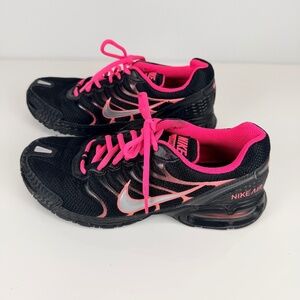 Nike Women's Air Max Torch 4 Black Pink Running Sneakers 343851-006 Size 9